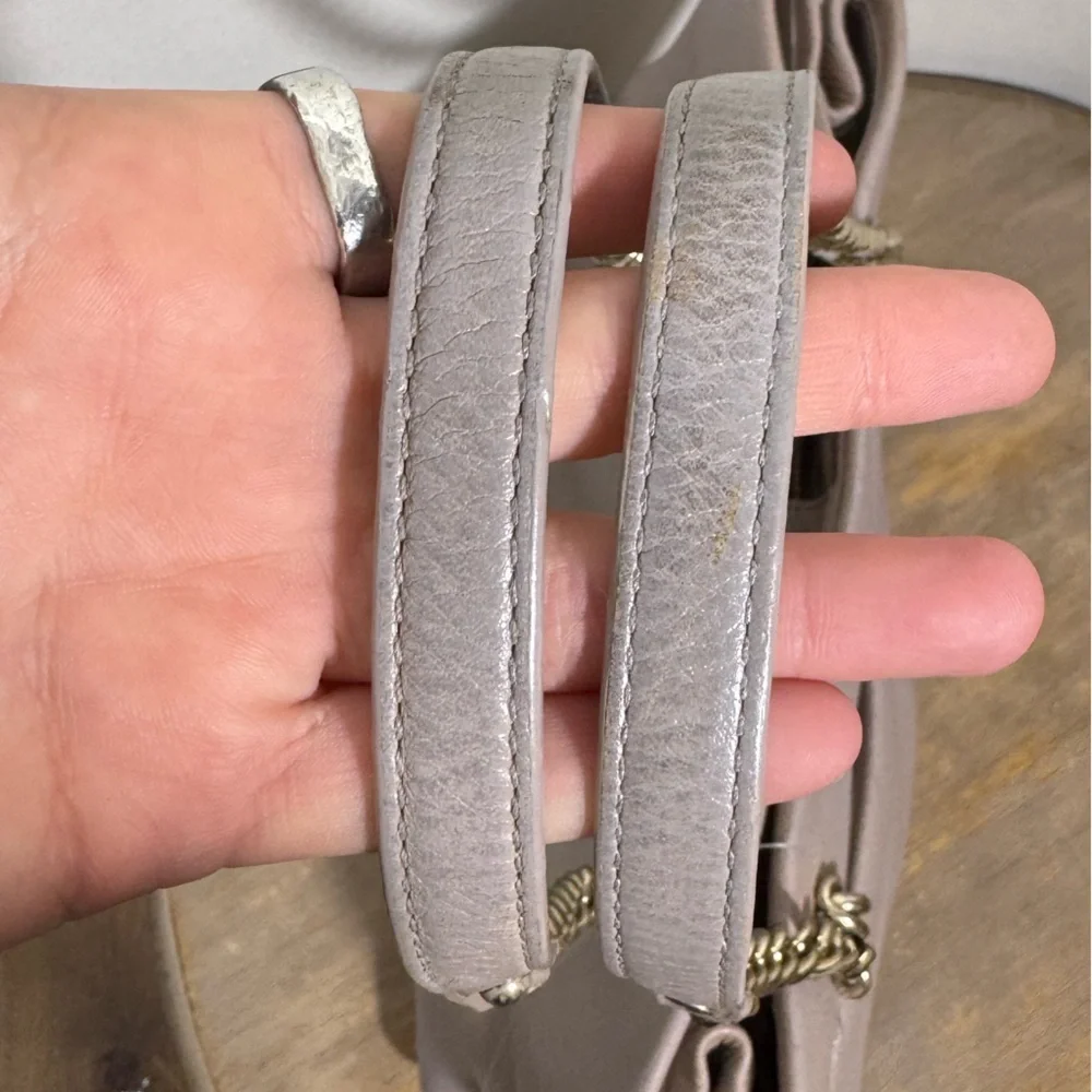 Kate Spade Dusty Leather Tote Bag In Muave Frosting